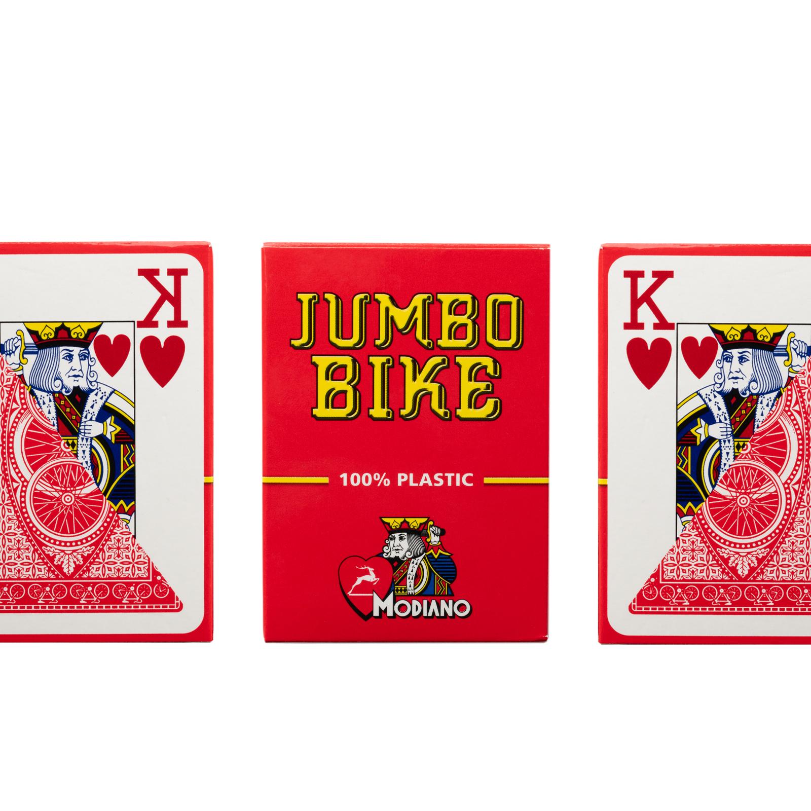חפיסת קלפי JUMBO BIKE מודיאנו אדום